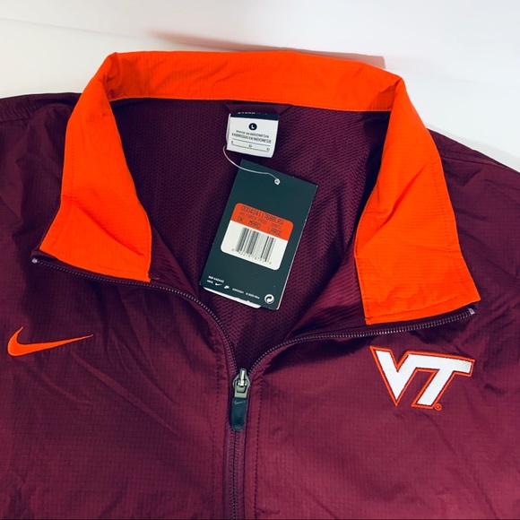 Nike Virginia Tech Hokies jacket water storm fit - Picture 4 of 7